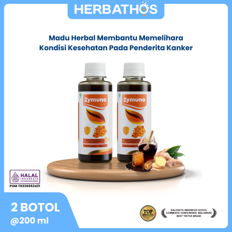 Madu Zymuno 200ml Madu Herbal untuk Daya Tahan Tubuh – 2 Botol