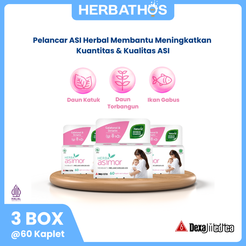Herba Asimor 60 Kaplet - 3 Box