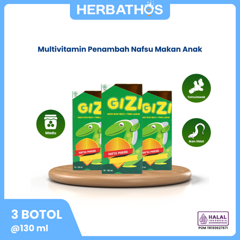 Gizidat 130ml - 3 Botol