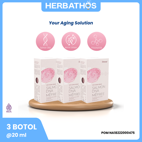 20Mefree Salmon DNA - 3 Botol Serum