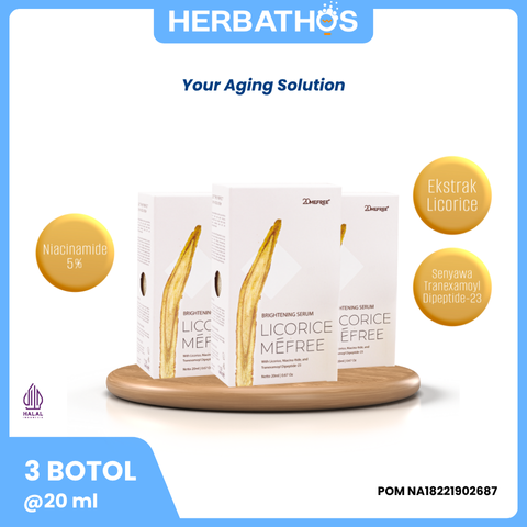 20Mefree Licorice - 3 Botol Serum