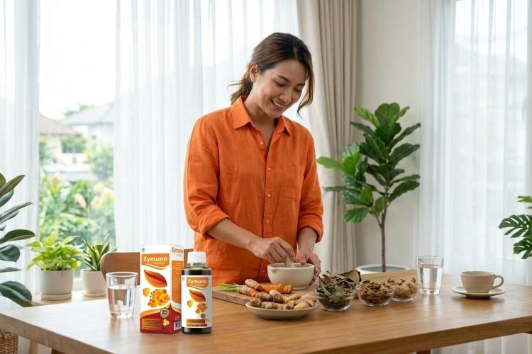Zymuno Essential dan Kandungan Herbal untuk Mendukung Imunitas HERBATHOS