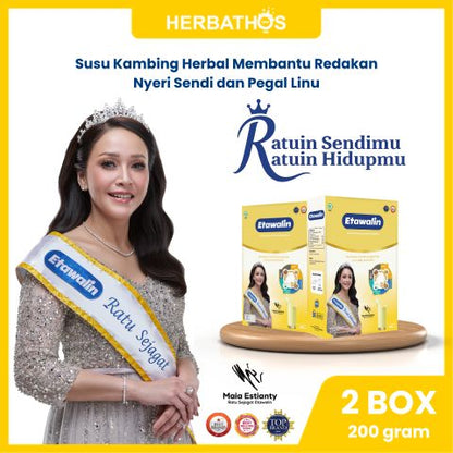 Susu Etawalin 200g untuk Kesehatan Tulang dan Sendi - 2 box