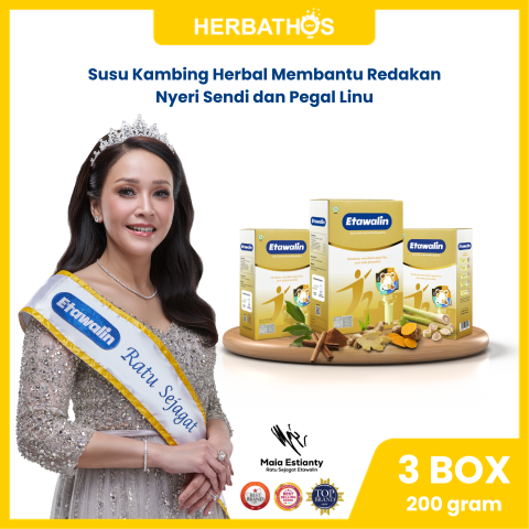Susu Etawalin 200g untuk Kesehatan Tulang dan Sendi - 3 box