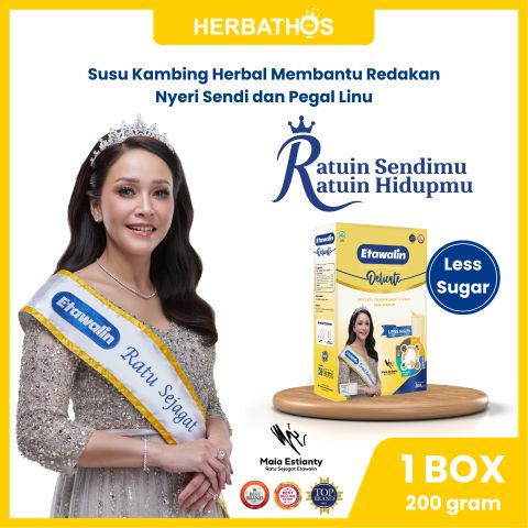 Susu Kambing Etawa Etawalin Delicate 200g Susu tulang Rendah Gula - 1 box