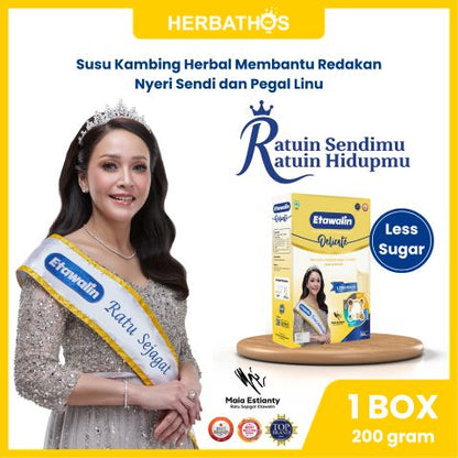 Susu Kambing Etawa Etawalin Delicate 200g Susu tulang Rendah Gula - 1 box