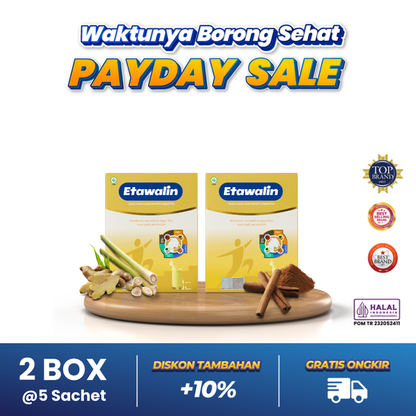 Etawalin Sachet 105g – Susu kambing untuk kesehatan tulang
Kotak Etawalin Sachet Susu Kesehaan tulang