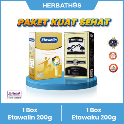 [PAKET KUAT SEHAT] 1 Box Etawalin 200g & 1 Box Etawaku Platinum 200g