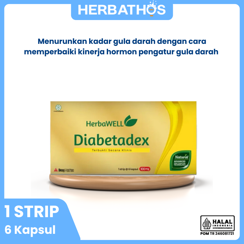 Diabetadex 100mg 30 Kapsul - 1 Botol