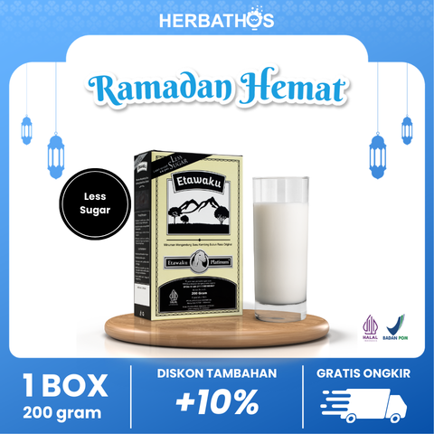 Etawaku Platinum Less Sugar 200g – Susu Kambing Etawa Rendah Gula - 1 Box