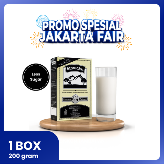 [Promo Jakarta Fair 2026] Etawaku Platinum Less Sugar 200g  - 1 Box