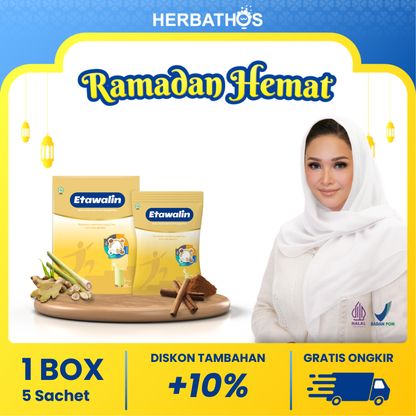 Susu Etawalin Sachet 105g Susu Kambing Etawa Praktis untuk Tulang & Sendi - 1 box