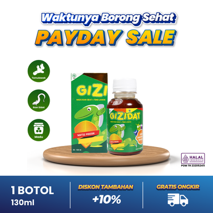 Gizidat 130ml - 1 Botol