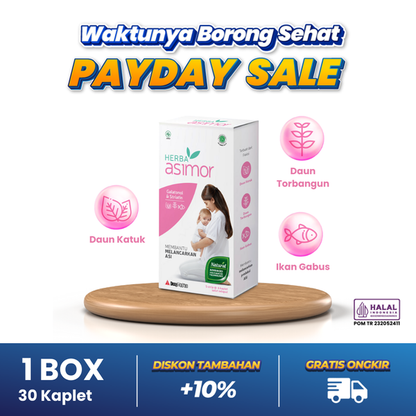 Herba Asimor 30 Kaplet - 1 Box