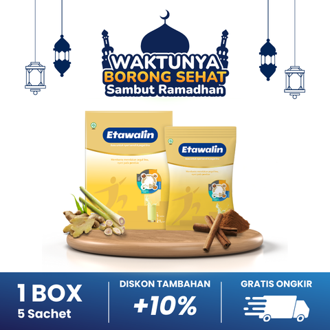 Etawalin Sachet 105g – Susu kambing untuk kesehatan tulang
Kotak Etawalin Sachet Susu Kesehaan tulang