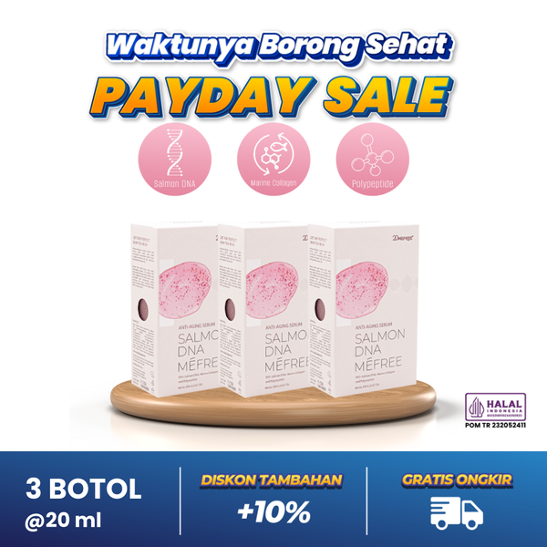 20Mefree Salmon DNA - 3 Botol Serum