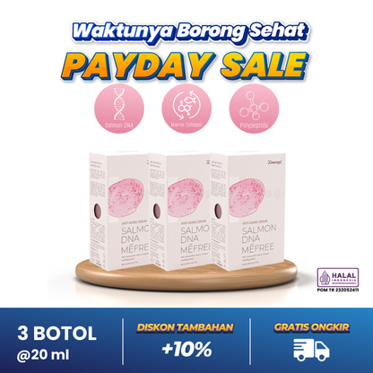 20Mefree Salmon DNA - 3 Botol Serum