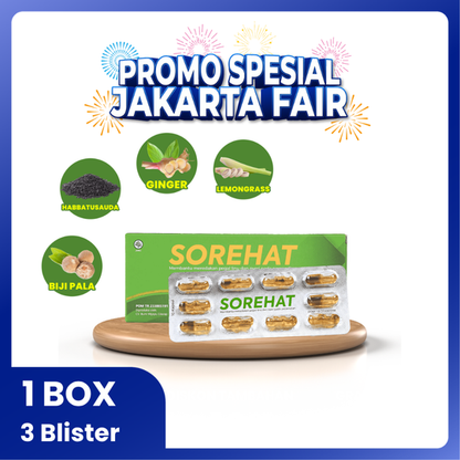 [Promo Jakarta Fair 2026] Sorehat 3 Blister - 1 Box