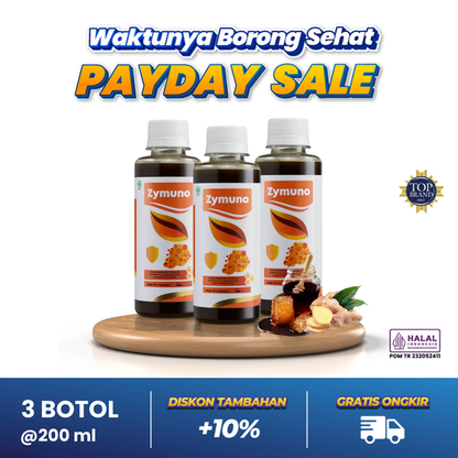 Madu Zymuno 200ml Madu Herbal untuk Daya Tahan Tubuh – 3 Botol